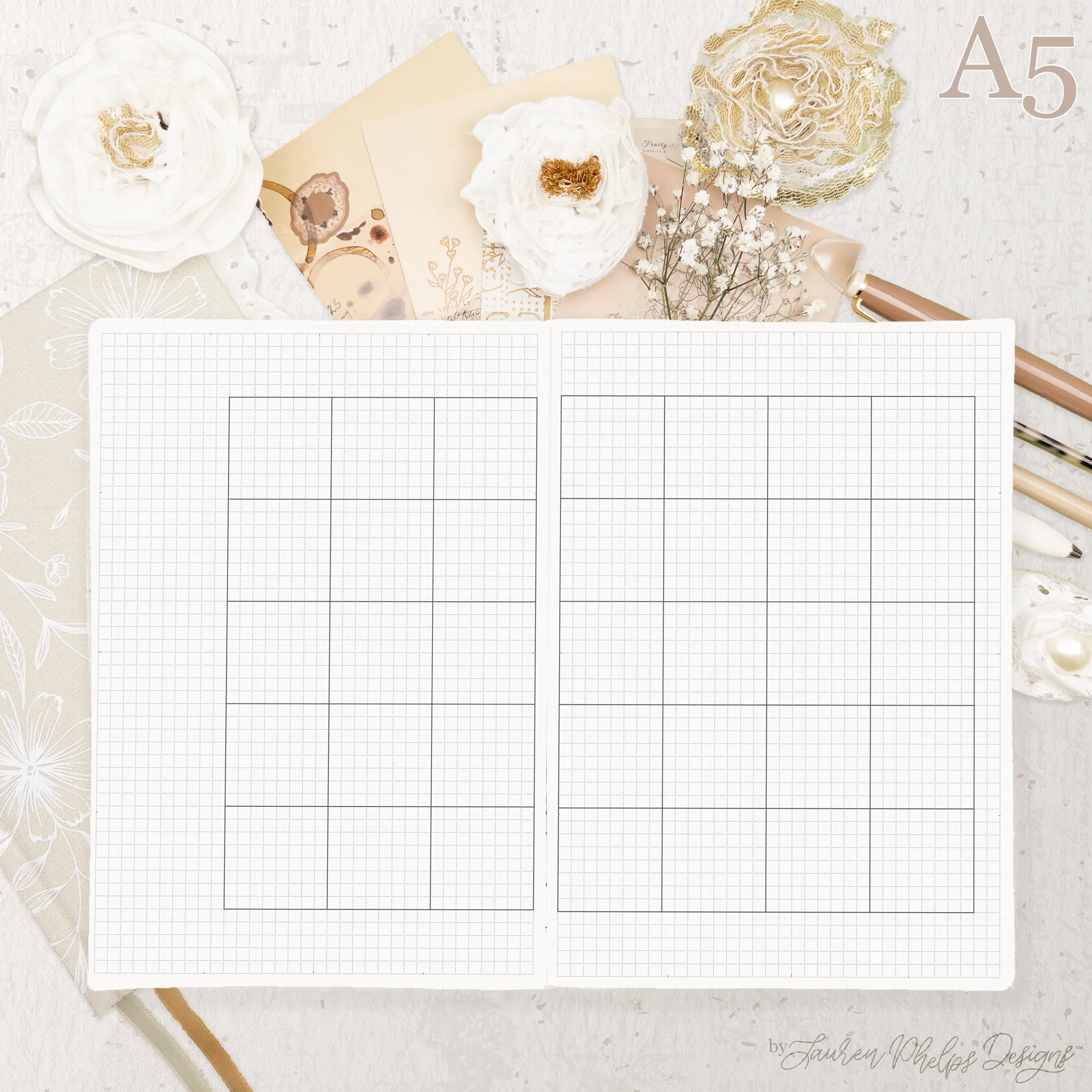 A5 Live | Plan | Dream® Notebook by Lauren Phelps Designs