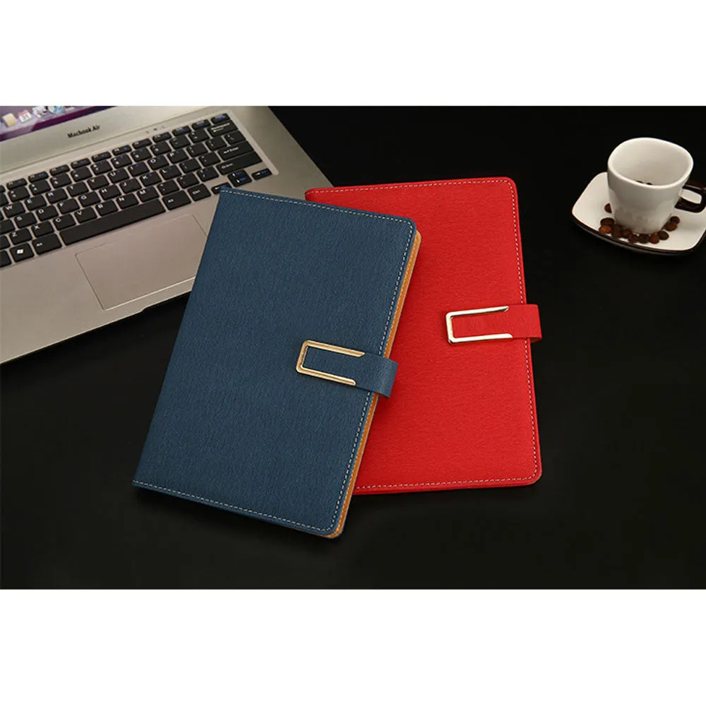A5 PU Leather Notebook with Buckle