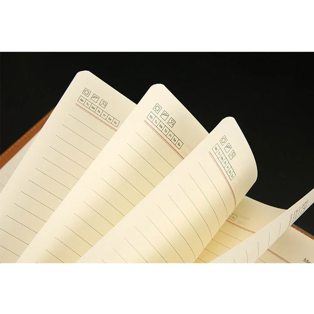 A5 PU Leather Notebook with Buckle