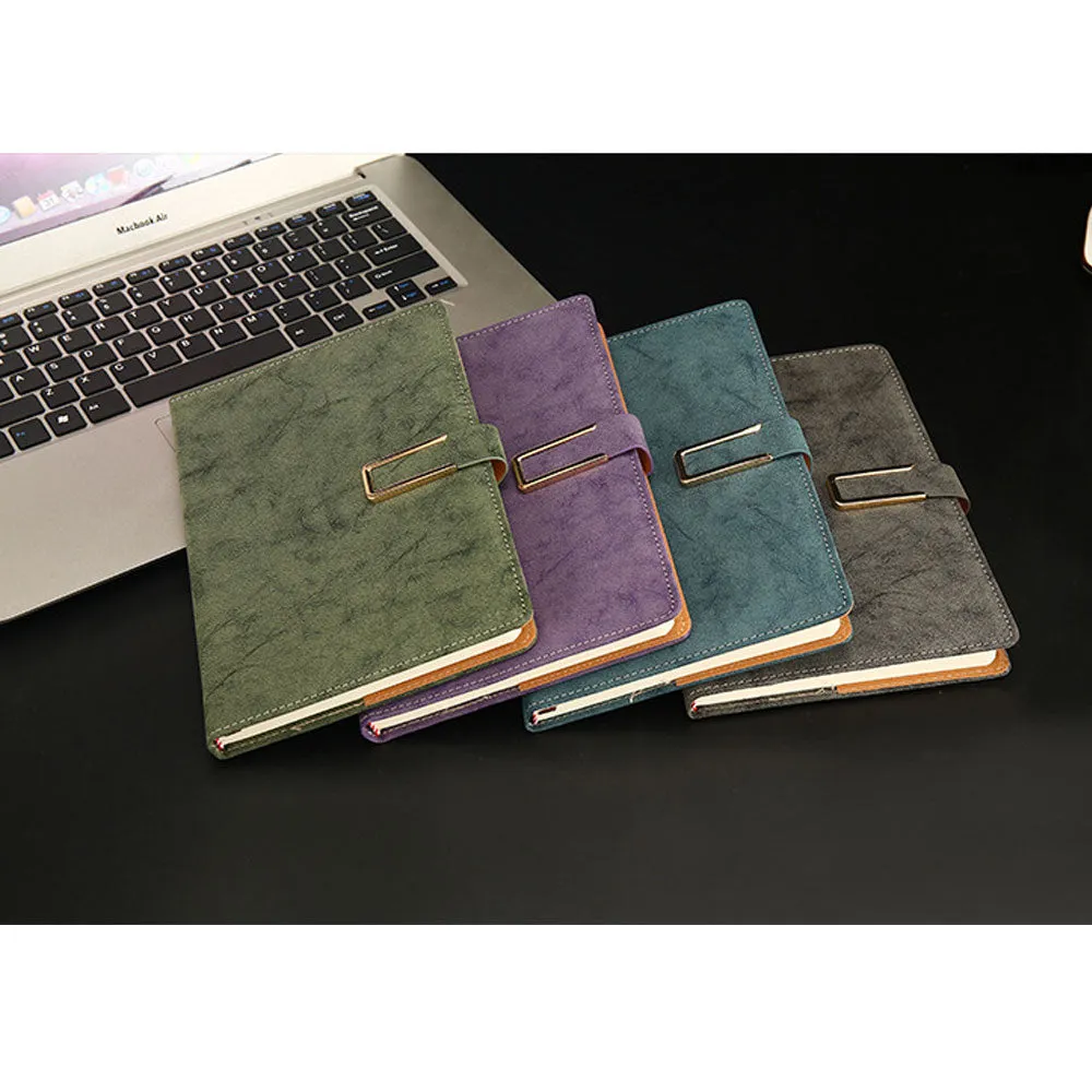 A5 PU Leather Notebook with Buckle