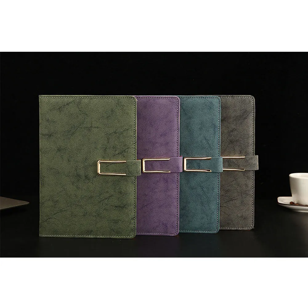 A5 PU Leather Notebook with Buckle