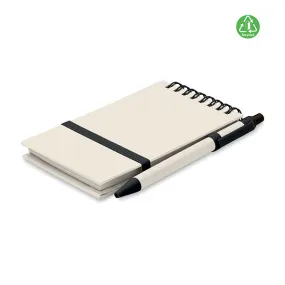 A6 Recycled Milk Carton Notebook and Ballpen Set