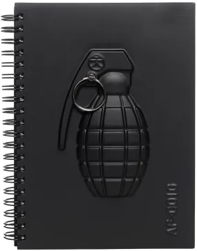 ARMED WITH A GRENADE NOTEBOOK