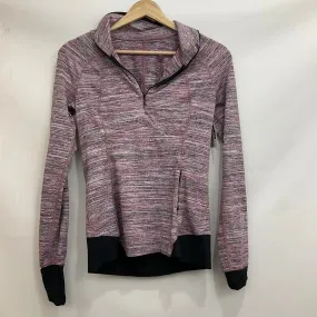 Athletic Top Long Sleeve Collar By Lululemon In Multi-colored, Size: 6