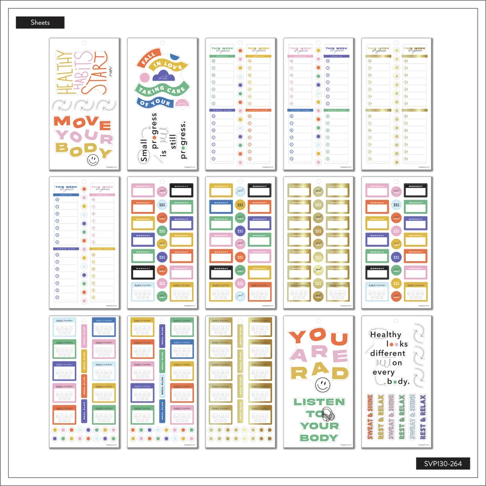 Be Bold Fitness - Value Pack Stickers
