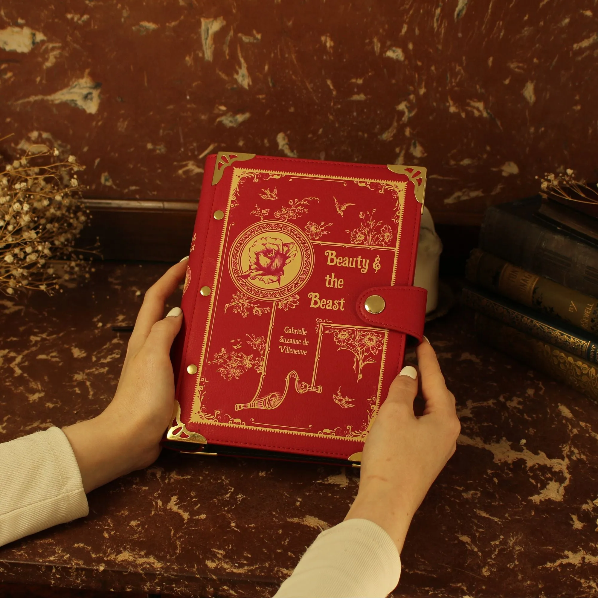 Beauty and the Beast Refillable Ring Binder Notebook