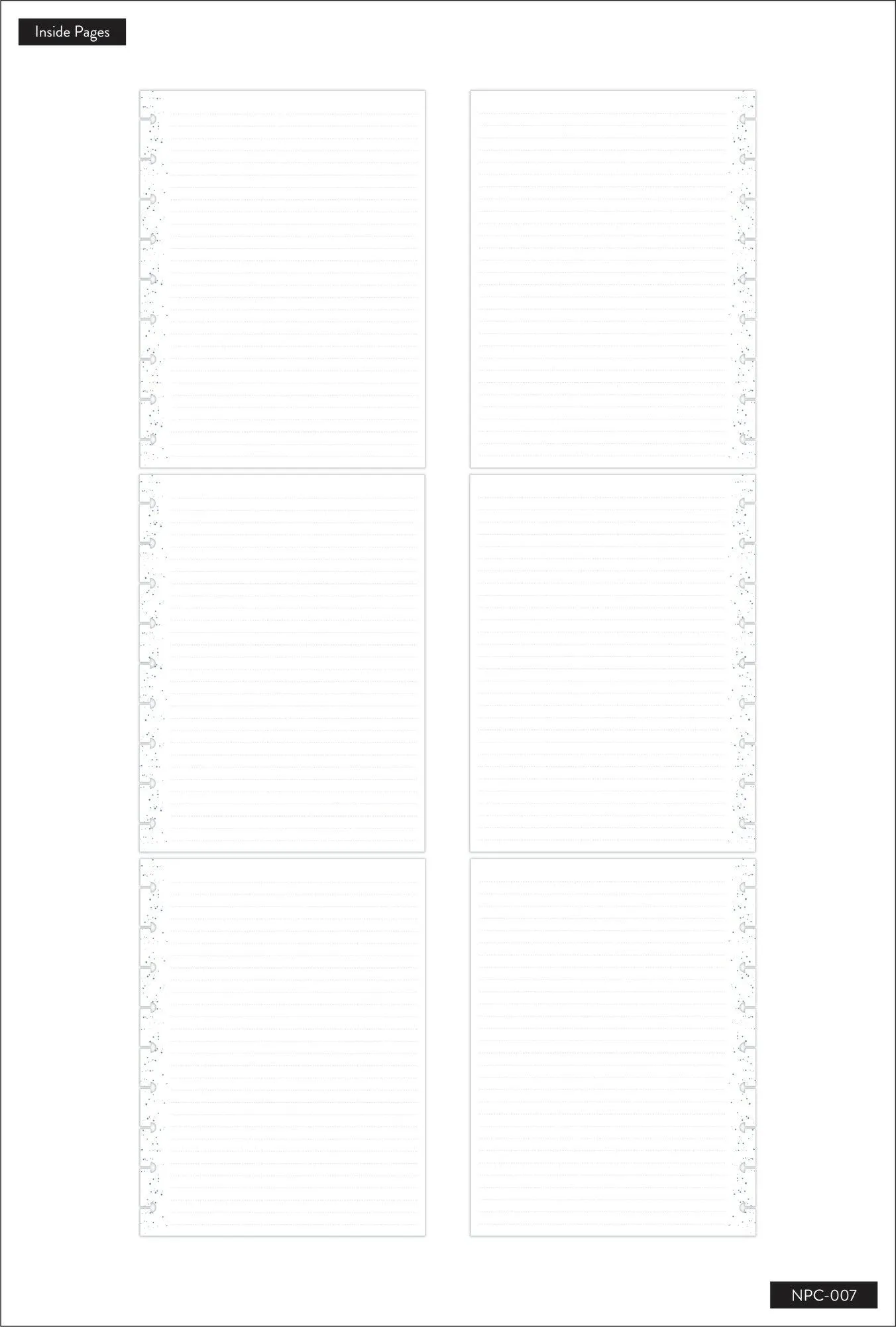 Beauty In Florals Classic Happy Notes Notebook