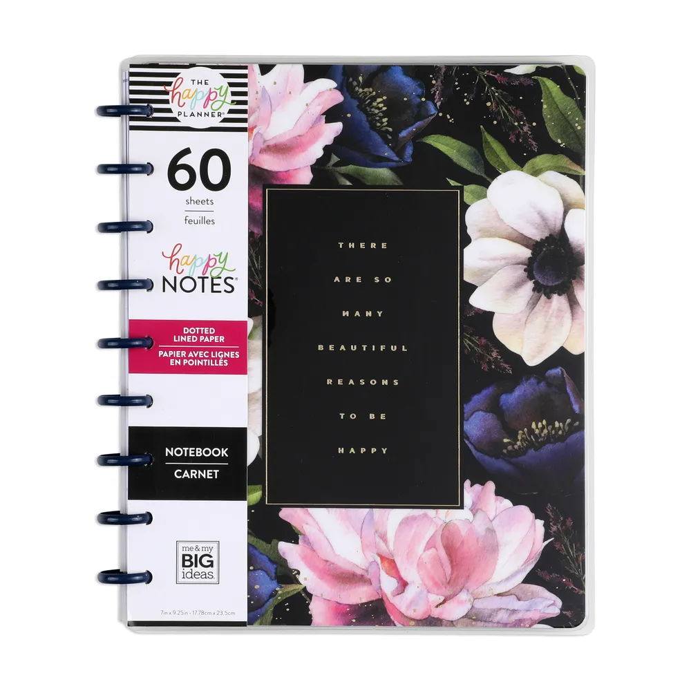 Beauty In Florals Classic Happy Notes Notebook