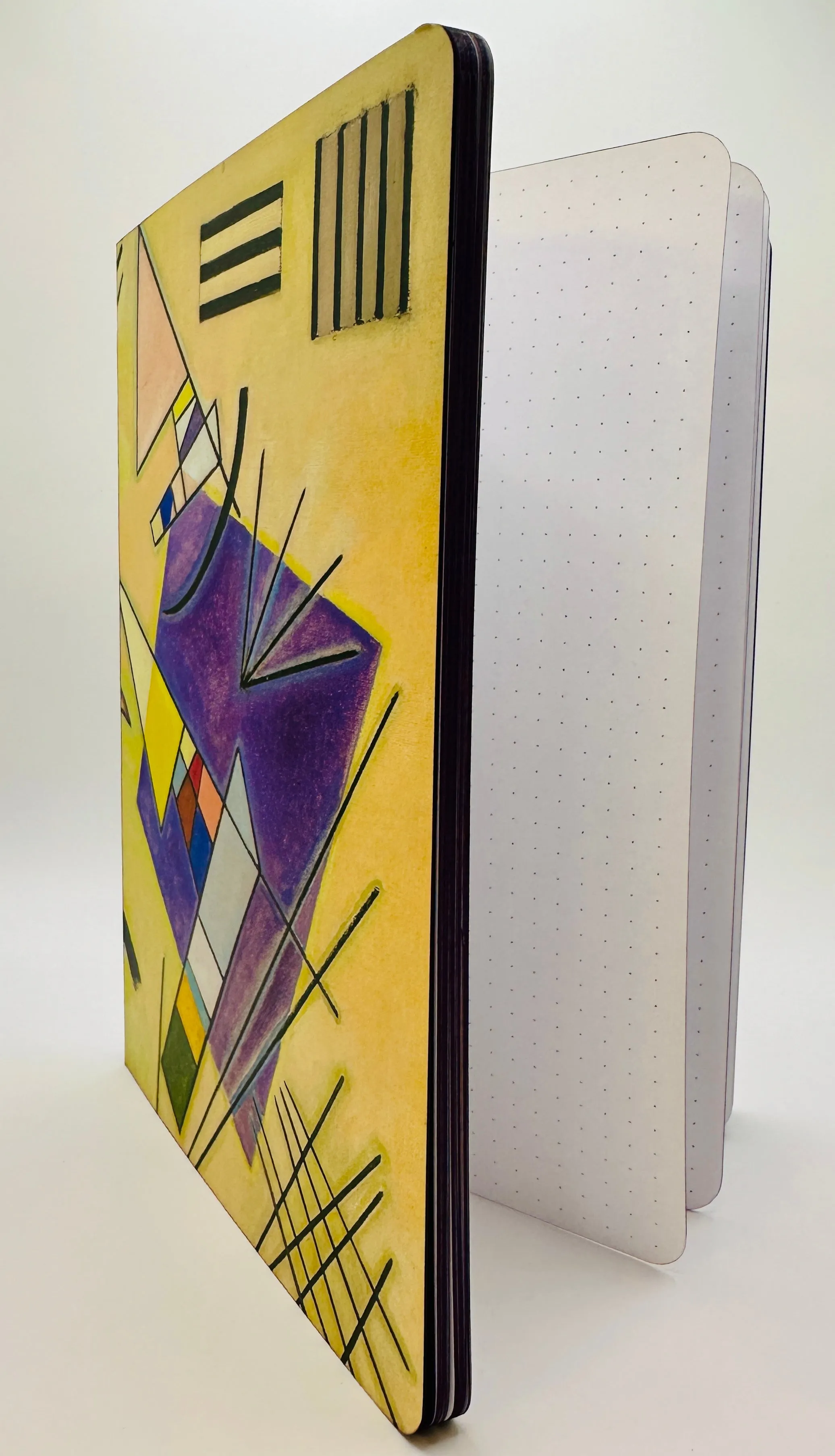 Black and Violet by Vasily Kandinsky A5 Notebook