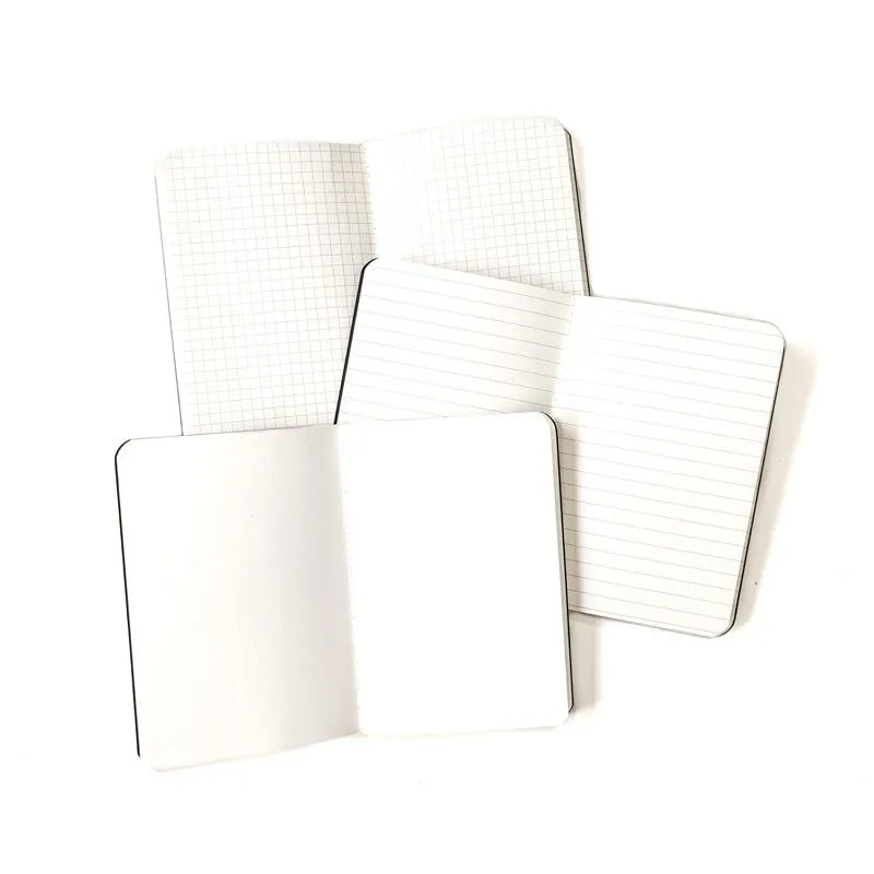 Black TBC Notebooks - A6 / Pack of 3 Bundle