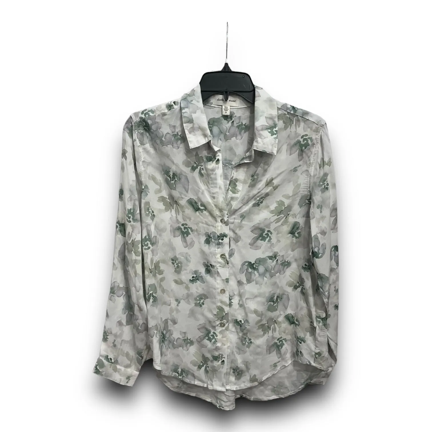Blouse Long Sleeve By Cloth & Stone In Multi-colored, Size: S