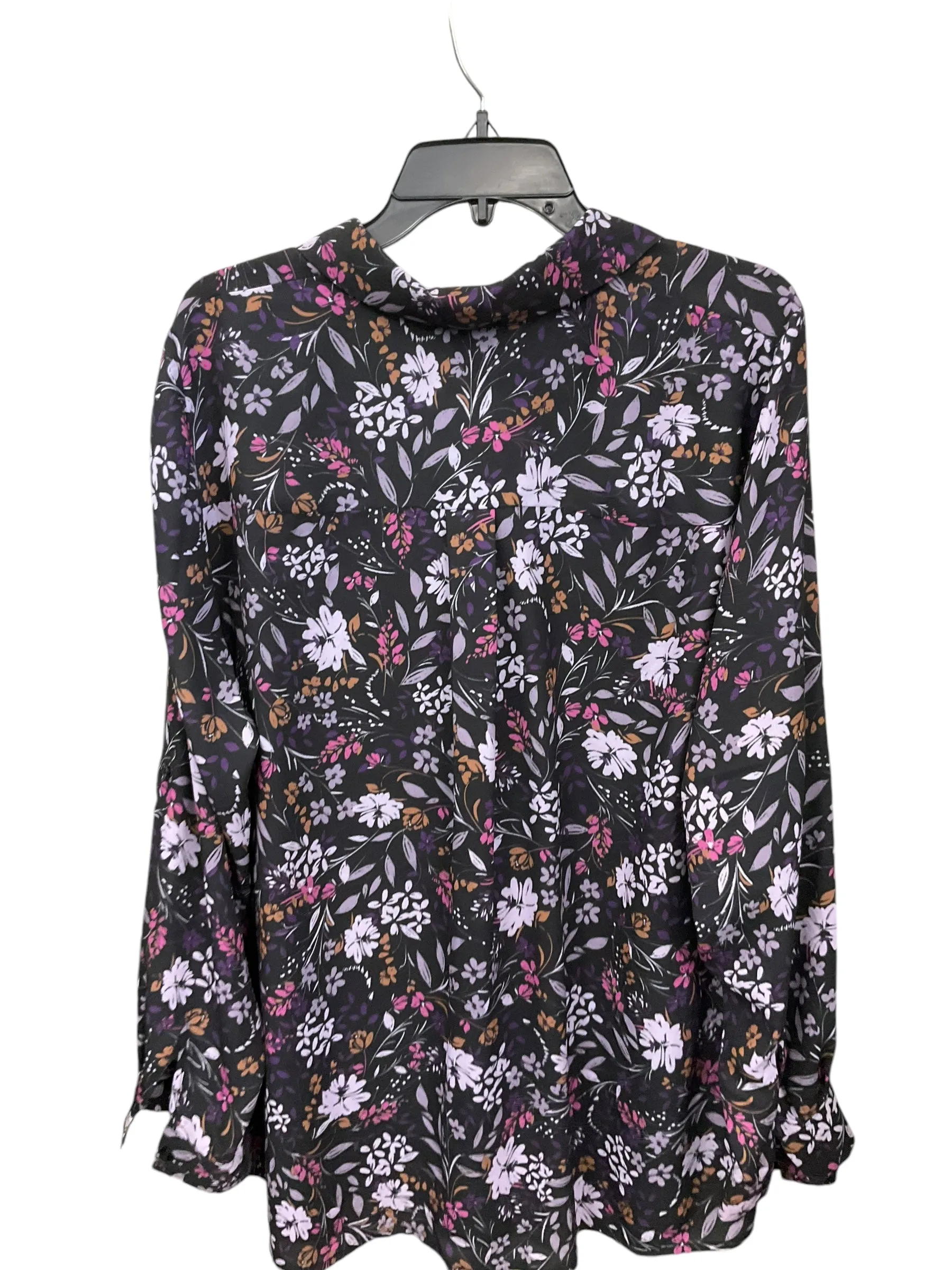 Blouse Long Sleeve By Lane Bryant In Multi-colored, Size: 1x
