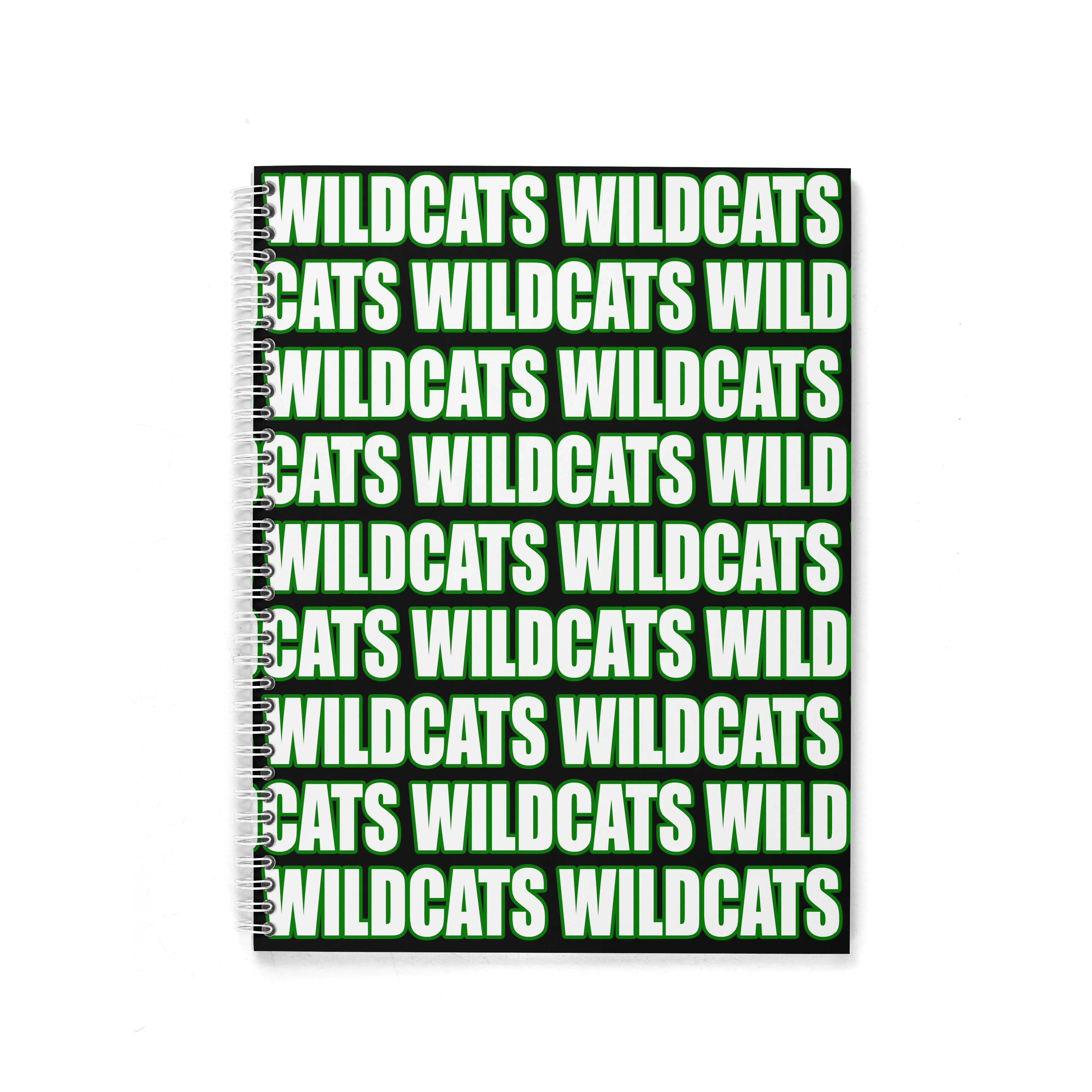 BOLD REPEAT MASCOT PERSONALIZED SPIRAL NOTEBOOK (US ONLY)