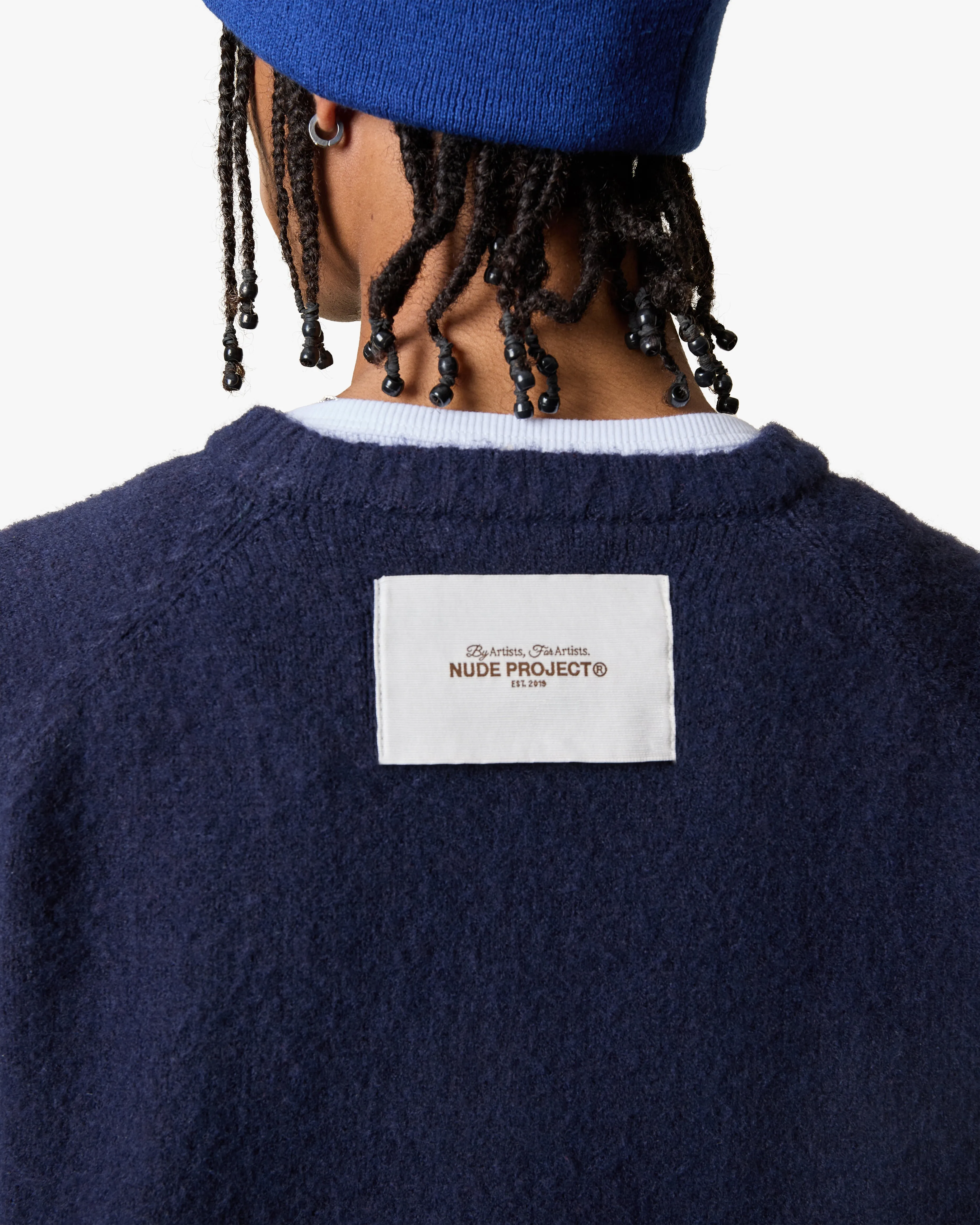 BOXY SWEATER NAVY