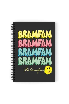 Bramfam Black Notebook