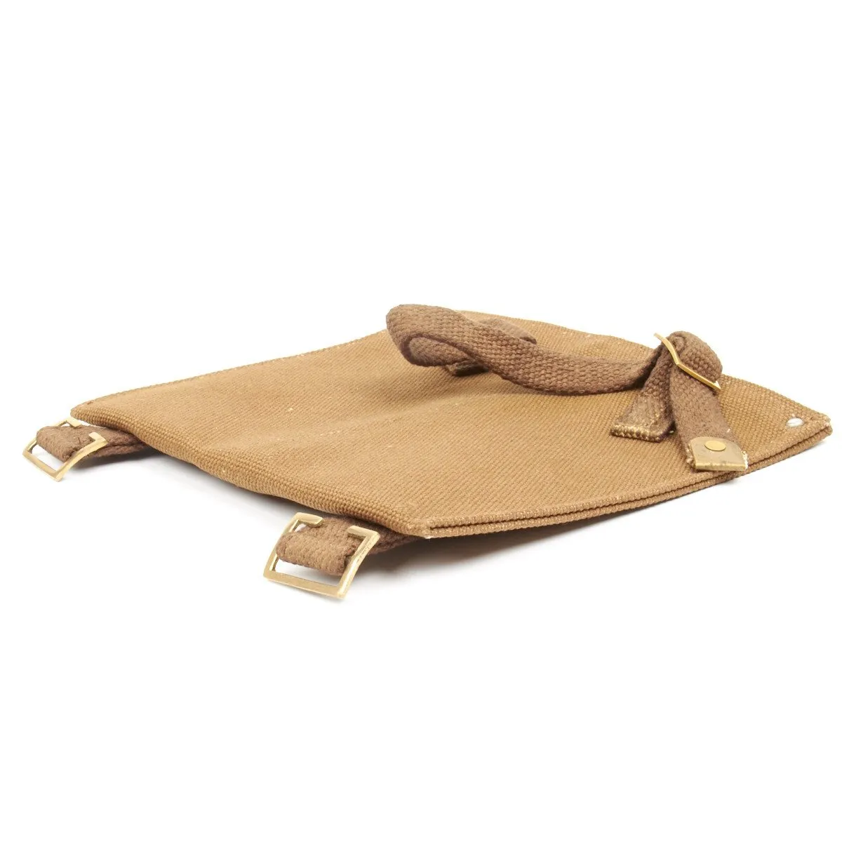 British WWII Khaki Brown Web Entrenching Tool Carrier Cover