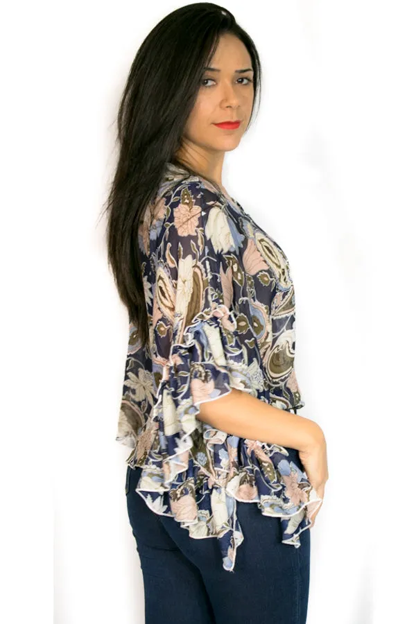 C998 TOP (BLUE, PINK) (S, M, L)