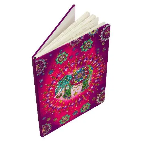 CANJ-15: "Elephant Fantasy" Crystal Art Notebook