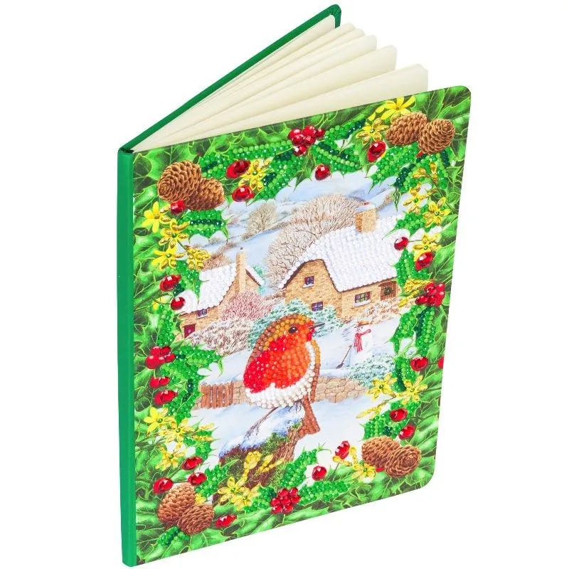 CANJ-7 "Robin Foliage", Crystal Art Notebook