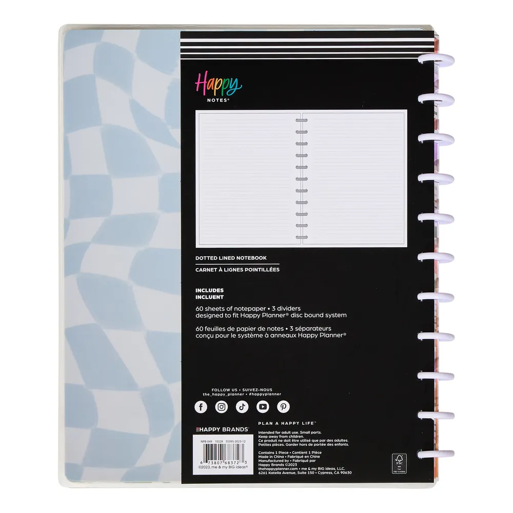 Canyon Modern - Dotted Lined Big Notebook - 60 Sheets