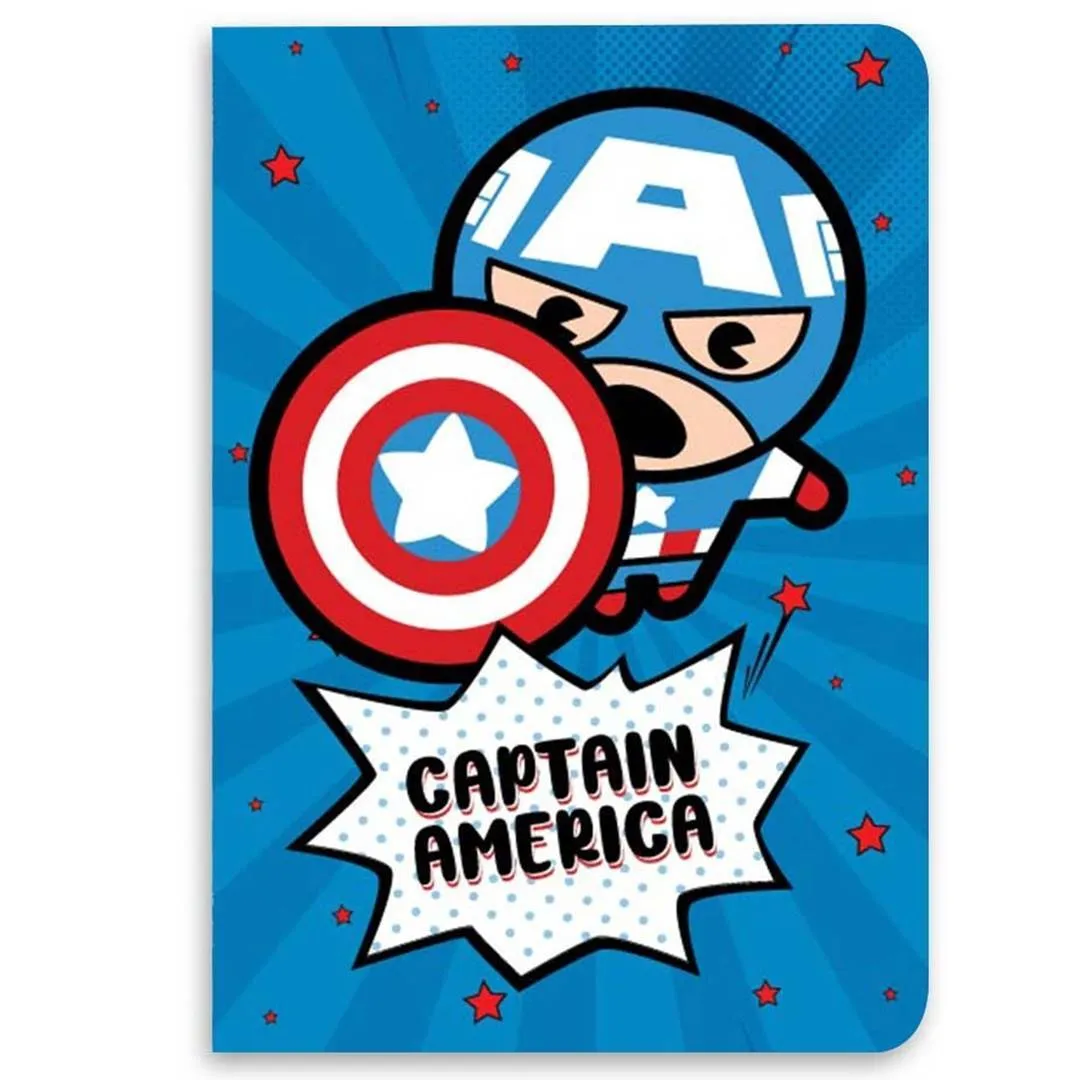 Captain America Kawaii Notebook