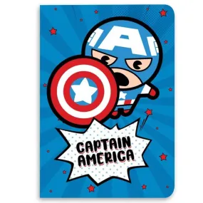Captain America Kawaii Notebook