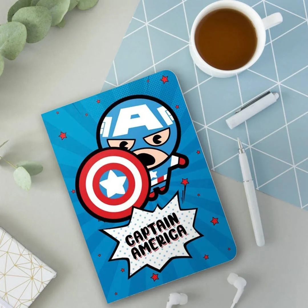 Captain America Kawaii Notebook