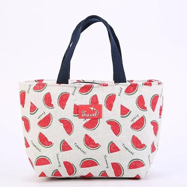 Charming Flamingo Insulated Lunch Tote - Stylish Mealtime Companion