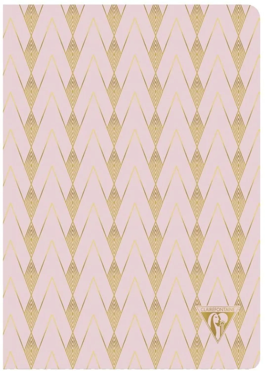 Clairefontaine Neo Deco Notebook in Powder Pink, Lined - 6 x 8.25 (A5)