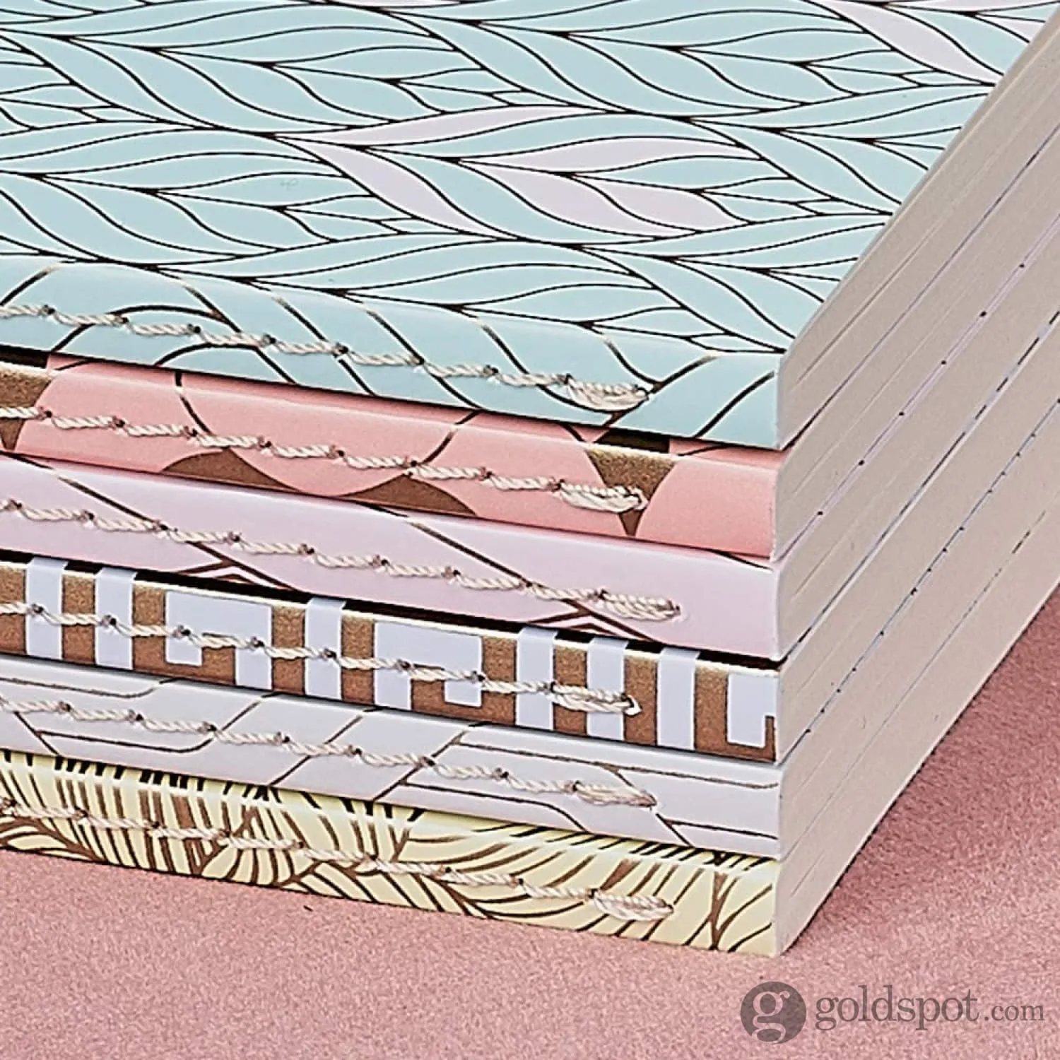 Clairefontaine Neo Deco Notebook in Powder Pink, Lined - 6 x 8.25 (A5)