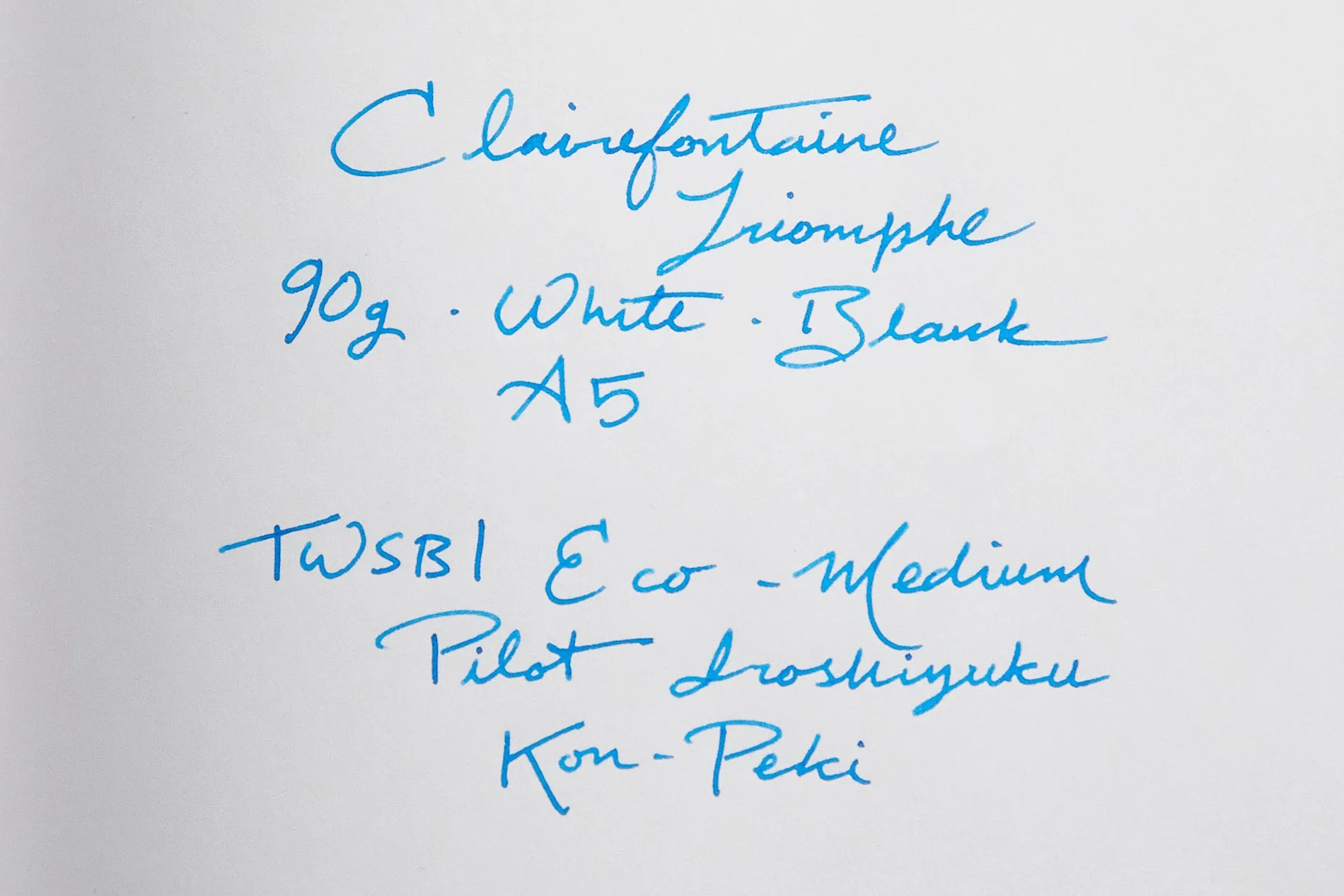 Clairefontaine Triomphe A5 Notebook - Blank White Paper