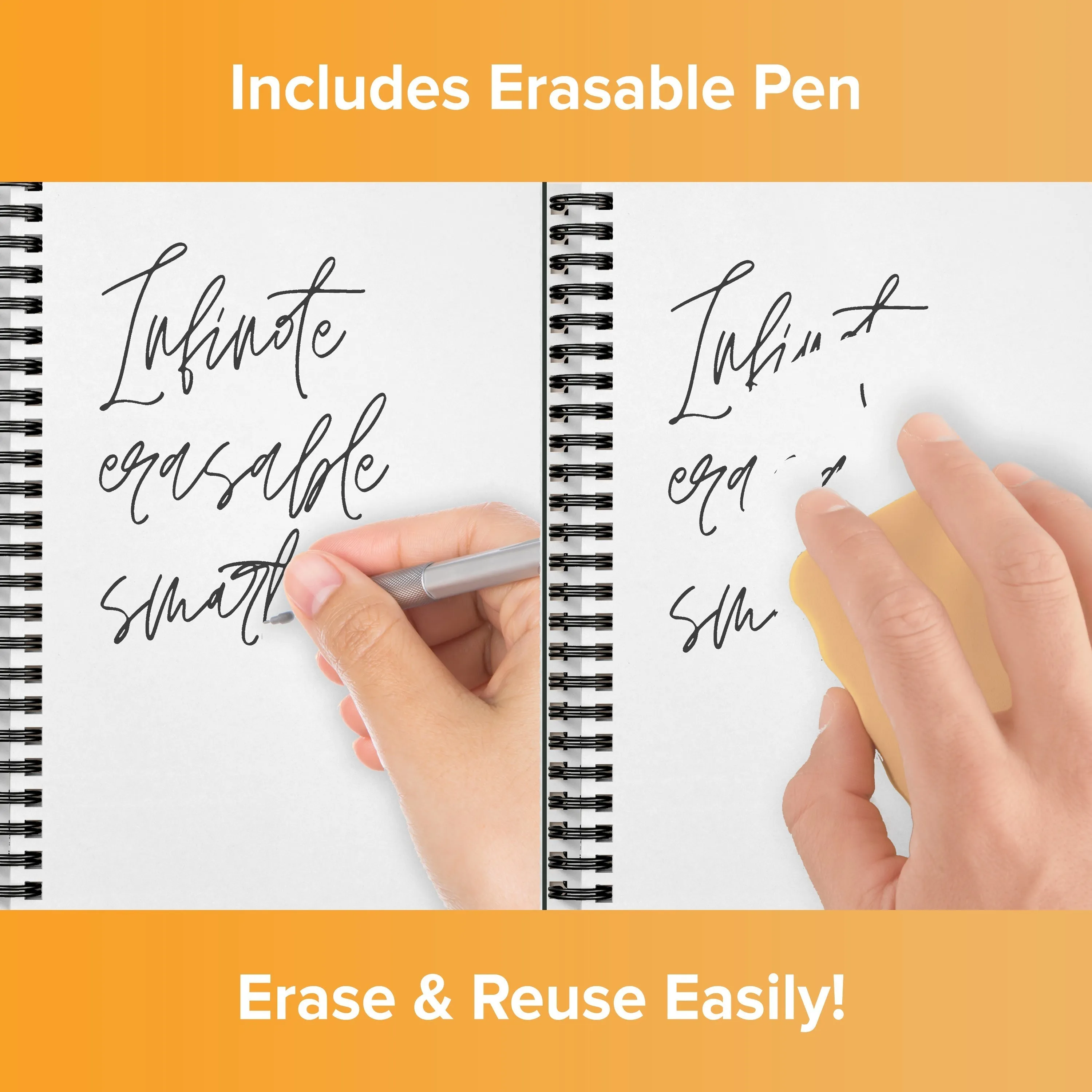 Classic Purple Reusable Smart Notebook: Sustainable Note-Taking Solution 📓💚