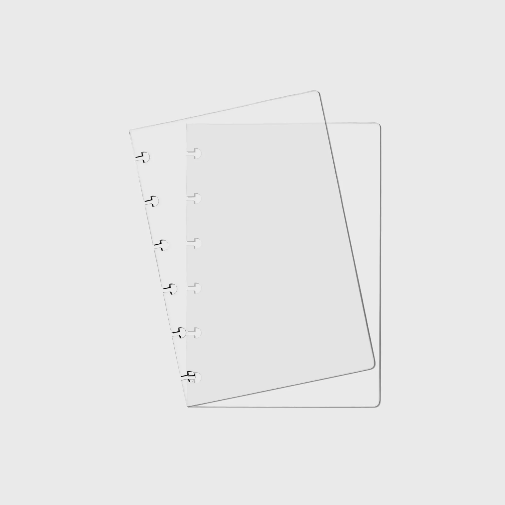 Crystal Clear Discbound Notebook Cover | CP Petite