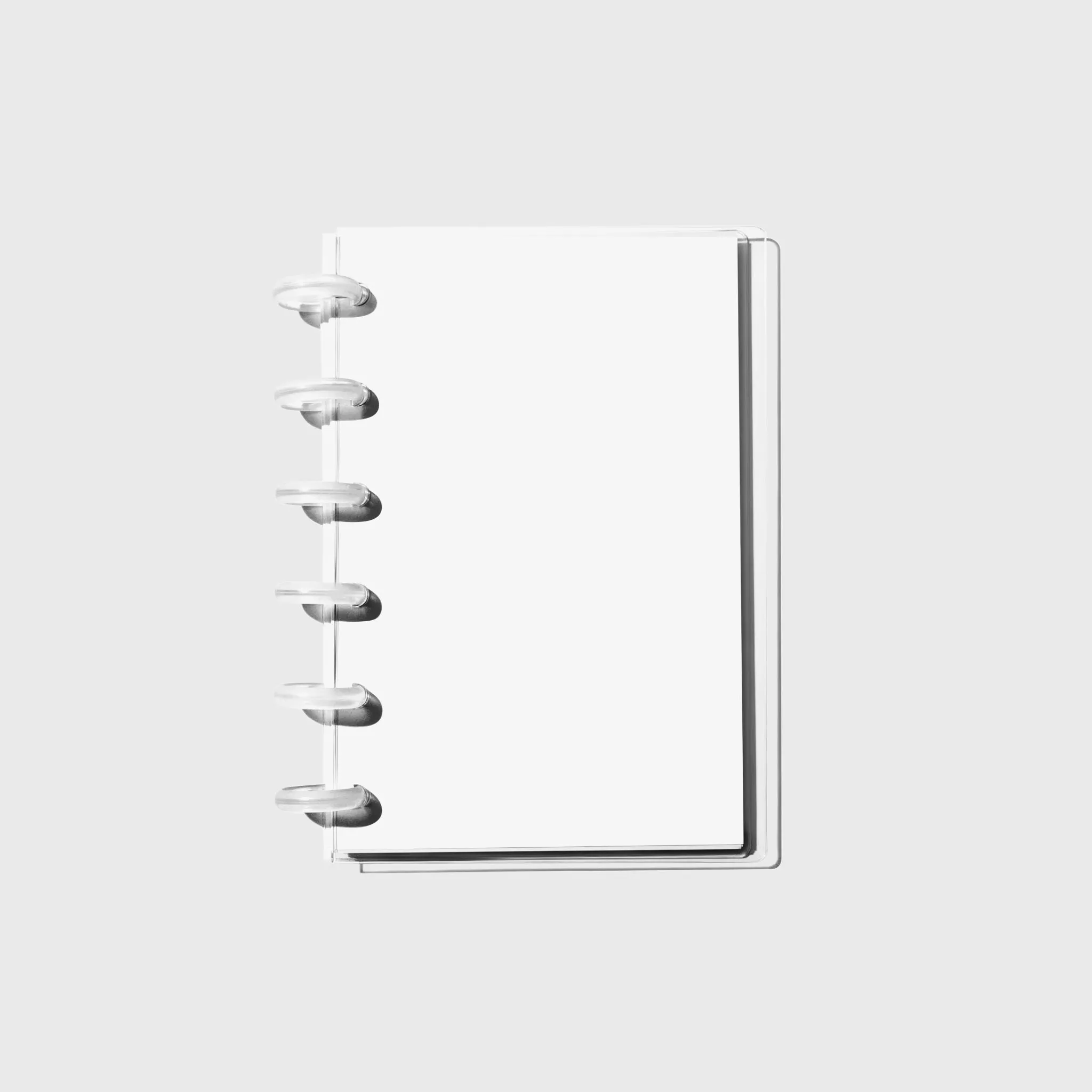 Crystal Clear Discbound Notebook Cover | CP Petite