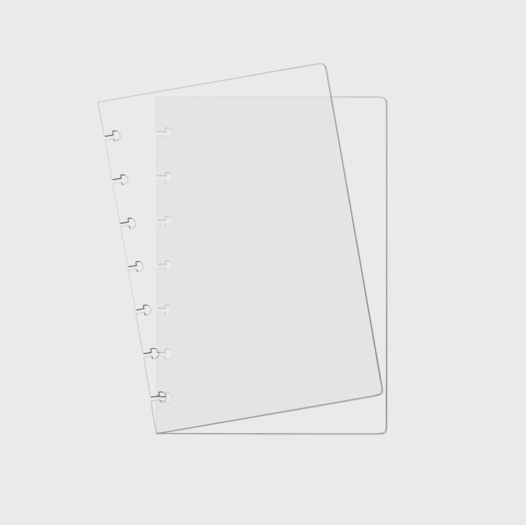 Crystal Clear Discbound Notebook Cover | HP Mini