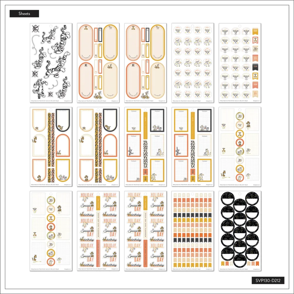 Disney Winnie the Pooh Wonderful Things - Value Pack Stickers