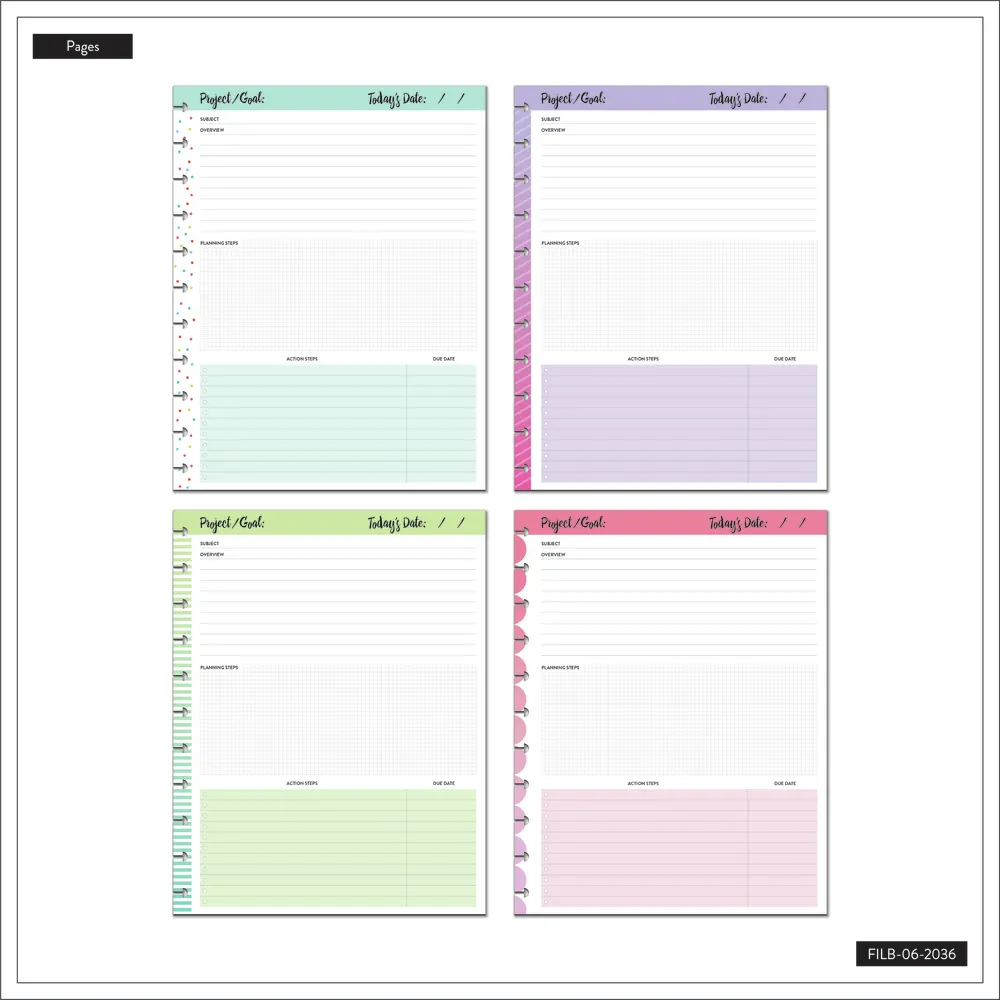 Everyday Project - Dashboard Big Filler Paper - 40 Sheets