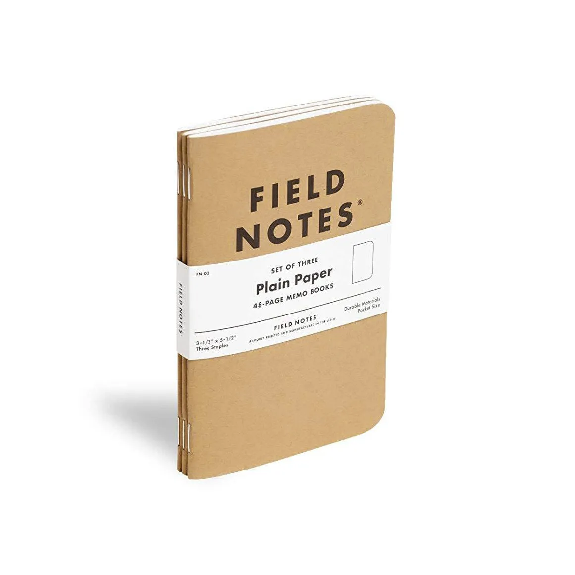 Field Notes Original Kraft 3-Pack Memo Book