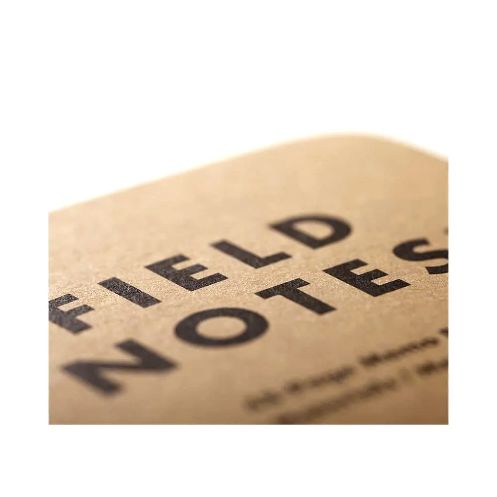 Field Notes Original Kraft 3-Pack Memo Book