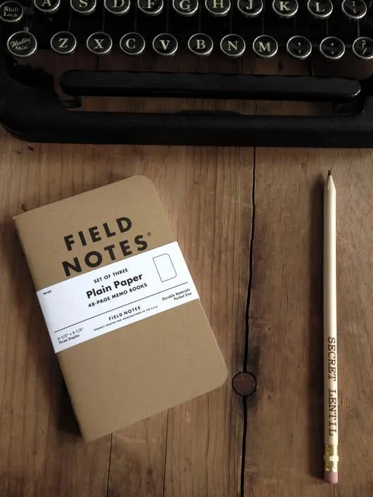 Field Notes Original Kraft 3-Pack Memo Book