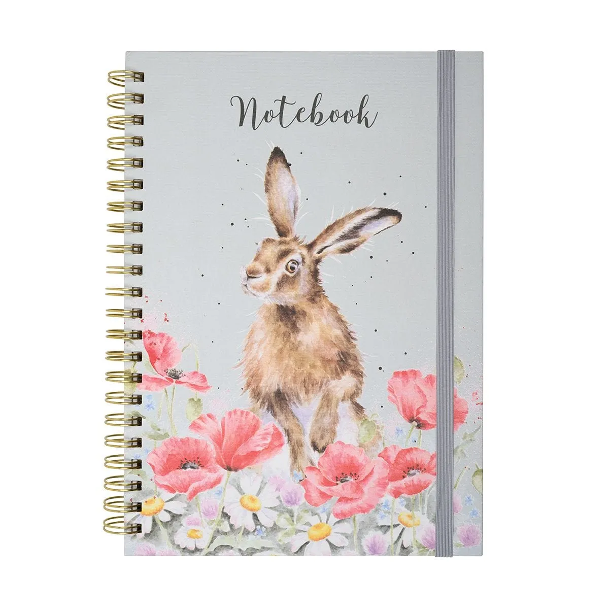 Field of Flowers Hare A4 Notebook