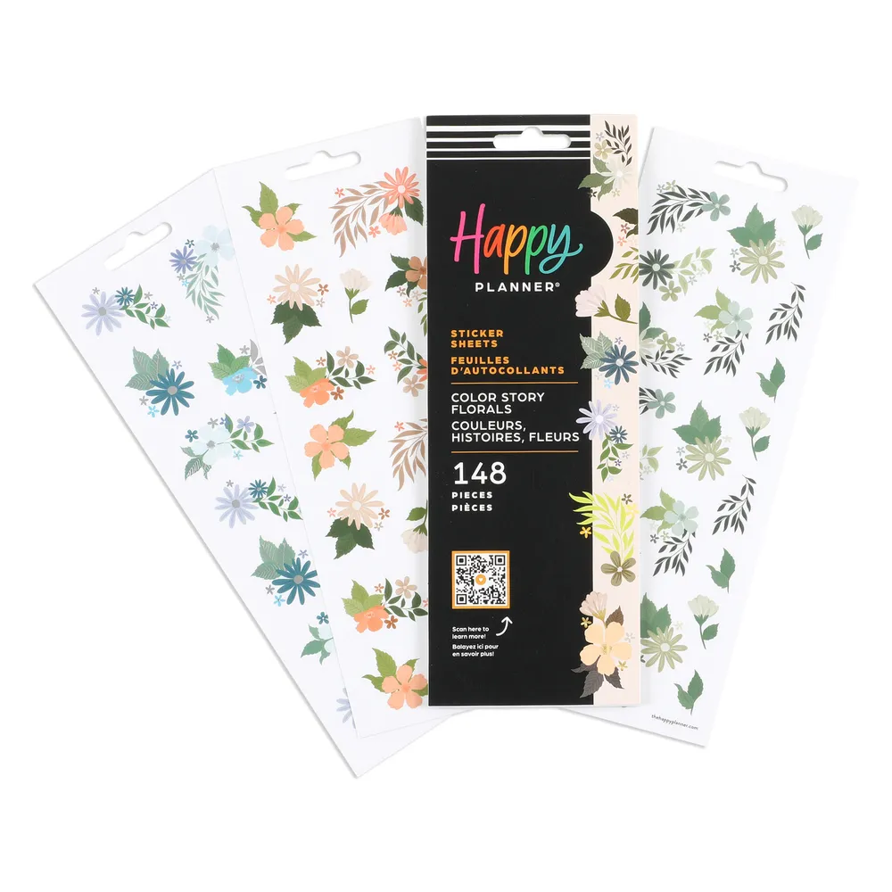 Floral Color Story - 8 Sticker Sheets