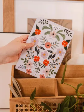 Flower Bomb Notebook