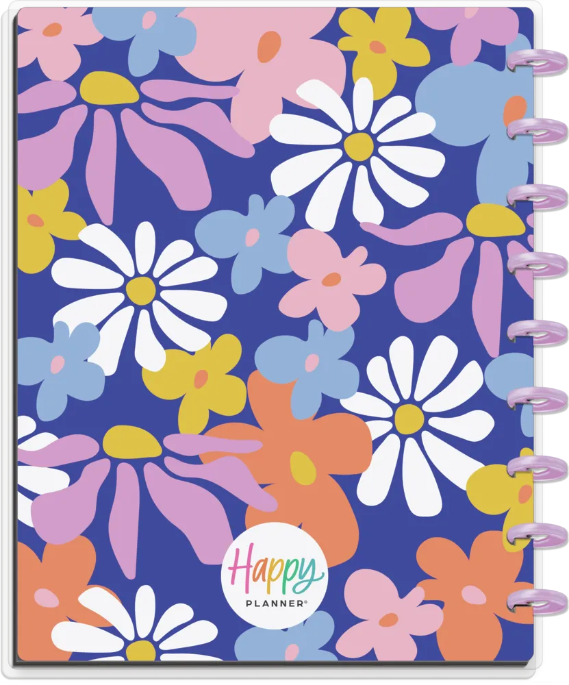 Fun Fleurs - Dotted Lined Classic Notebook - 60 Sheets