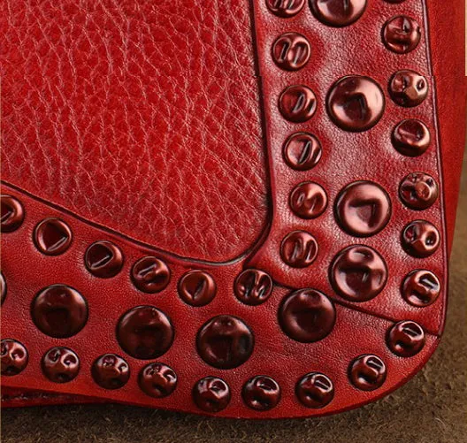Genuine Leather Over The Shoulder Bag Western Crossbody Purse