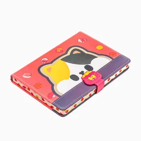 Ginza Button Notebook Tiny-K Cat B6 Yellow
