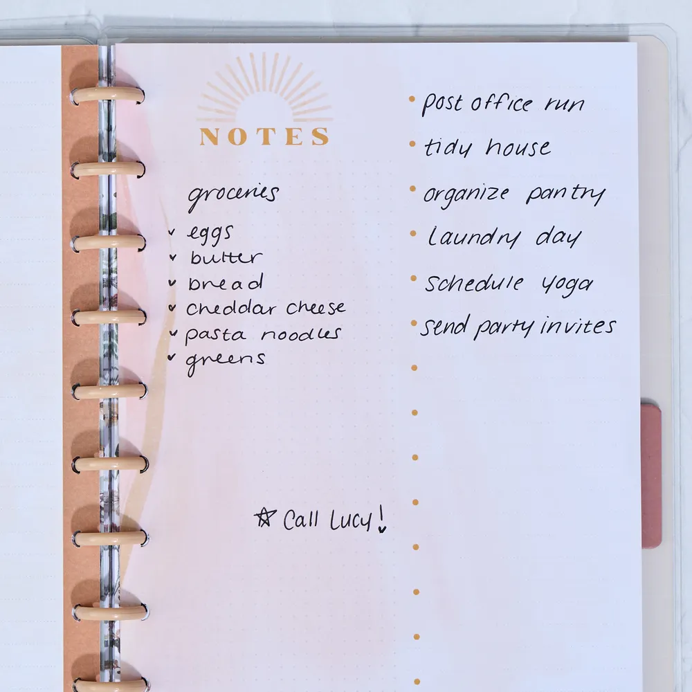 Golden Hour - Dashboard   Dot Grid Classic Filler Paper - 40 Sheets