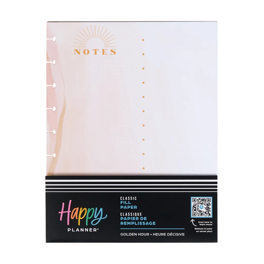 Golden Hour - Dashboard   Dot Grid Classic Filler Paper - 40 Sheets
