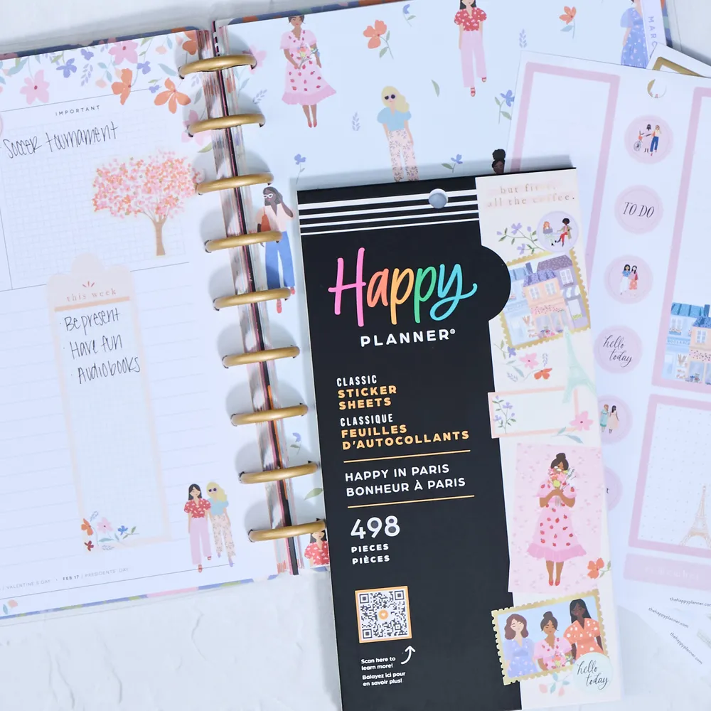 Happy In Paris - Value Pack Stickers
