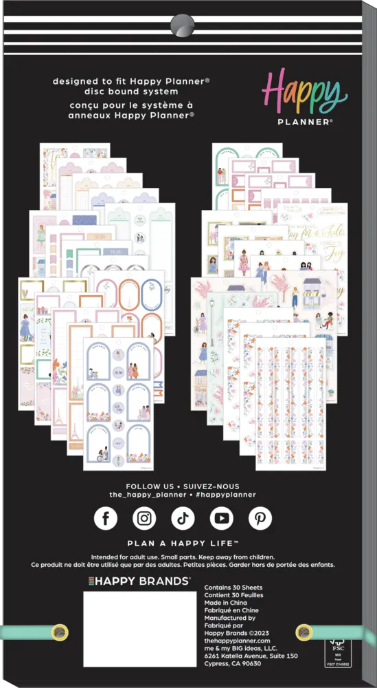 Happy In Paris - Value Pack Stickers